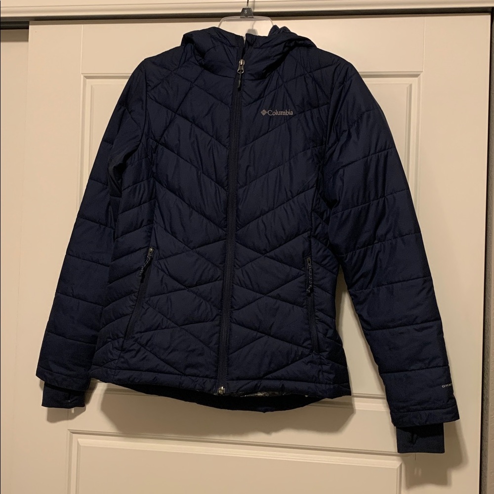 Columbia Women’s Heavenly Hooded Jacket, navy blue, size M